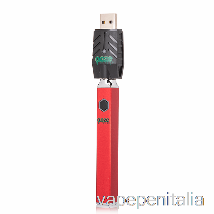 Penna Vape Ooze Quad Flex Temp 500mah Batteria Rossa